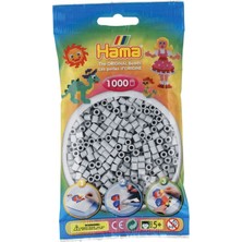 Hama Beads 1.000'lik Hama Midi Boncuk - Açık Gri