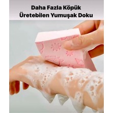 Mi-Ça Home Çok Amaçlı Daha Fazla Köpük Üretebilen Sihirli Yumuşak Sünger/bebek Bakım, Peeling Banyo Süngeri