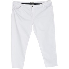 Rmg 1252 Buyuk Beden Pantolon  Beyaz