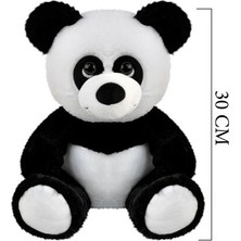 Peluş Oturan Panda Oyuncak 30 cm