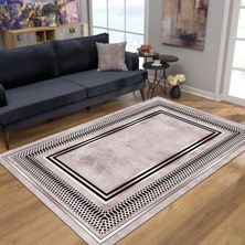 Pamuk Life Halı Kaymaz Deri Taban Yıkanabilir Halı PL5091 Pembe