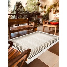 Pamuk Life Halı Kaymaz Deri Taban Yıkanabilir Halı PL5103 Vizon