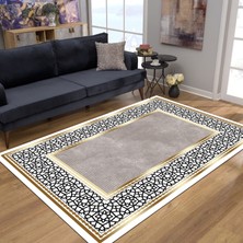 Pamuk Life Halı Kaymaz Deri Taban Yıkanabilir Halı PL5178 Vizon