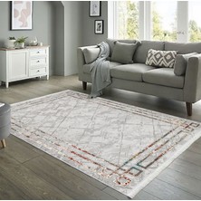 Pamuk Life Halı Kaymaz Deri Taban Yıkanabilir Halı PL5399 Multi