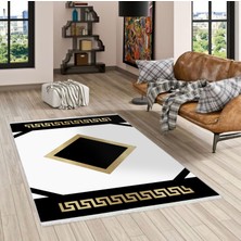 Pamuklife Halı Kaymaz Deri Taban Yıkanabilir Halı PL5419 Gold