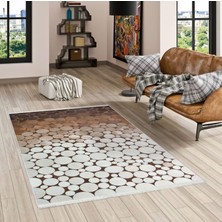 Pamuk Life Halı Kaymaz Deri Taban Yıkanabilir Halı PL5416 Vizon