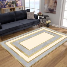 Pamuk Life Halı Kaymaz Deri Taban Yıkanabilir Halı PL5417 Gold