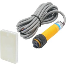 Roboyol Store E3F-R2N2 Reflektörlü Ir Kızılötesi Mesafe Sensör Npn Nc Infrared Optik 2 Metre Engel Cisim