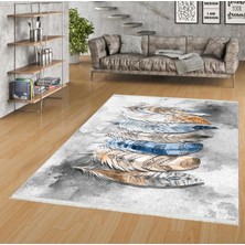 Pamuk Life Halı Kaymaz Deri Taban Yıkanabilir Halı PL4931 Vizon