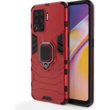 GX Boutique Oppo A94 5g Darbeye Kapak Için Kılıf 360 &deg; Dönen Halka Kickstand Askeri (Yurt Dışından)