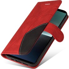 GX Boutique Sony Xperia 1V Pu Deri Flip Folio Kılıf Kickstand Koruyucu (Yurt Dışından)