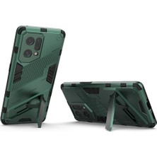 GX Boutique Oppo Bulmak Için Kılıf X5 5g Kickstand Sağlam Askeri Koruyucu Kapak (Yurt Dışından)