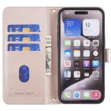 GX Boutique IPhone 14 Için Flip Case Pro Koruyucu Iş Basit Tarzı Cüzdan Pu (Yurt Dışından)