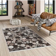 Pamuk Life Halı Kaymaz Deri Taban Yıkanabilir Halı PL5451 Multi