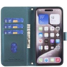 GX Boutique IPhone 16 Için Flip Case Pro Cüzdan Kart Yuvaları Tutucu Koruyucu Pu Deri (Yurt Dışından)