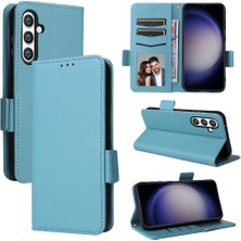 GX Boutique Samsung Galaxy S24 Fe Pu Deri Cüzdan Için Flip Case Yan Toka Kartı (Yurt Dışından)