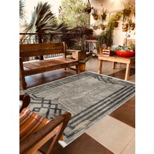 Pamuk Life Halı Kaymaz Deri Taban Yıkanabilir Halı PL5445 Vizon