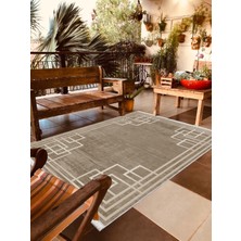 Pamuk Life Halı Kaymaz Deri Taban Yıkanabilir Halı PL5409 Vizon