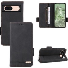 GX Boutique Toka Manyetik Cüzdan ile Google Piksel 8A Kickstand Kapak Için Flip Case (Yurt Dışından)