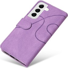 GX Boutique Samsung Galaxy S22 Artı Kickstand Koruyucu Pu Deri Flip Case (Yurt Dışından)