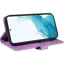 GX Boutique Samsung Galaxy S22 Artı Kickstand Koruyucu Pu Deri Flip Case (Yurt Dışından)