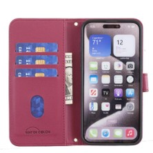 GX Boutique IPhone 16 Için Flip Case Pro Cüzdan Kart Yuvaları Tutucu Koruyucu Pu Deri (Yurt Dışından)