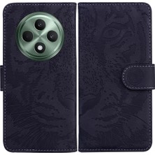 GX Boutique Oppo RENO12 F 5g Deri Cüzdan Kabartmalı Sevimli Kaplan Için Flip Case (Yurt Dışından)