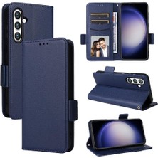 GX Boutique Samsung Galaxy S24 Fe Pu Deri Cüzdan Için Flip Case Yan Toka Kartı (Yurt Dışından)