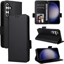 GX Boutique Samsung Galaxy S24 Fe Pu Deri Cüzdan Için Flip Case Yan Toka Kartı (Yurt Dışından)