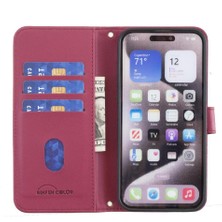 GX Boutique IPhone 16 Için Flip Case Pro Max Iş Basit Stil Pu Deri Cüzdan (Yurt Dışından)