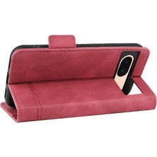 GX Boutique Toka Manyetik Cüzdan ile Google Piksel 8A Kickstand Kapak Için Flip Case (Yurt Dışından)