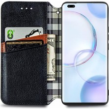 GX Boutique Huawei Onur Için Kılıf 50 Pro Moda Tasarım Deri Kılıf Kapak Çevirin (Yurt Dışından)