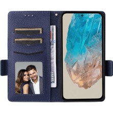 GX Boutique Samsung Galaxy M35 5g Pu Deri Manyetik Yan Toka Kart Için Flip Case (Yurt Dışından)