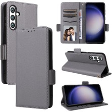 GX Boutique Samsung Galaxy S24 Fe Pu Deri Cüzdan Için Flip Case Yan Toka Kartı (Yurt Dışından)