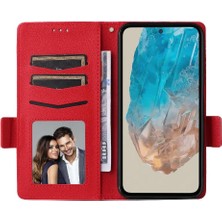 GX Boutique Samsung Galaxy M35 5g Pu Deri Manyetik Yan Toka Kart Için Flip Case (Yurt Dışından)