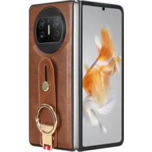 GX Boutique Huawei Mate X3 Premium Pu Deri Uyumluluk Kolaylık Bilek Için Kılıf (Yurt Dışından)