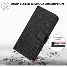 GX Boutique Oppo Phone 10 5g Için Telefon Kılıfı Litchi Desen Flip Folio Kart Yuvaları Tutucu (Yurt Dışından)