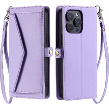 SZY Market Cüzdan Crossbody Durumda IPhone 16 Pro Max Kart Tutucu Için Rfıd Engelleme (Yurt Dışından)