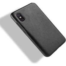 SZY Market Retro Kılıf Için Xiaomi Mi 8 Pro Lychee Desen Koruyucu Kapak Retro Anti (Yurt Dışından)