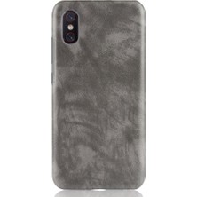 SZY Market Retro Kılıf Için Xiaomi Mi 8 Pro Lychee Desen Koruyucu Kapak Retro Anti (Yurt Dışından)