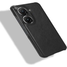 SZY Market Asus Zenfone 9 Lychee Desen Anti Scratch Için Retro Kılıf Koruyucu Kapak (Yurt Dışından)