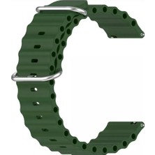 Markacase Garmin Vivoactive 4 İçin Ocean Loop Silikon Kordon 22MM