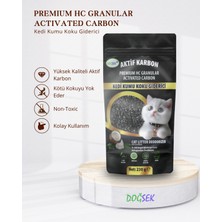 DOĞSEK Kedi Kumu Koku Giderici Premium Hc Granular Activated Carbon 230 gr Hindistan Cevizi Kabuğu Bazlı Aktif Karbon