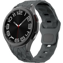Pilanix Samsung Galaxy Watch 7 44 mm Için Renkli Klasik Prizma Desenli Silikon Kayış-Kordon KRD-116