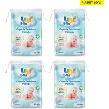 Uni Baby Bebek Temizleme Pamuğu 60'lı x 4 Adet