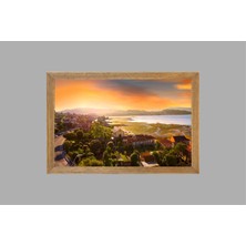 Lioncraft Doğa Manzaralı Tablo, Çerçeveli Cam Tablo 30x45 Cm