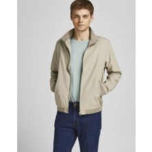Markasız Jack&jones 12204277 Dık Yaka Alt Rıbanalı Cep Fermuarlı Mont