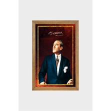 Lioncraft Atatürk, Gençliğe Hitabe, Istiklal Marşı Çerçeveli Cam Tabloları 3'Lü Set 20x30 Cm