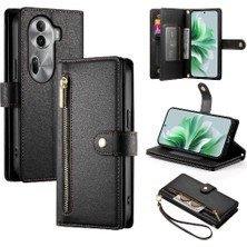 Mays Shop Oppo Oppo 11 Pro Için Flip Case Crossbody Kayış Cüzdan Standı Iş (Yurt Dışından)