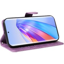 Mays Shop Onur Sihirli 5 Lite Için Filp Durumda Preslenmiş Pu Deri Cüzdan Telefon Kılıfı ile (Yurt Dışından)